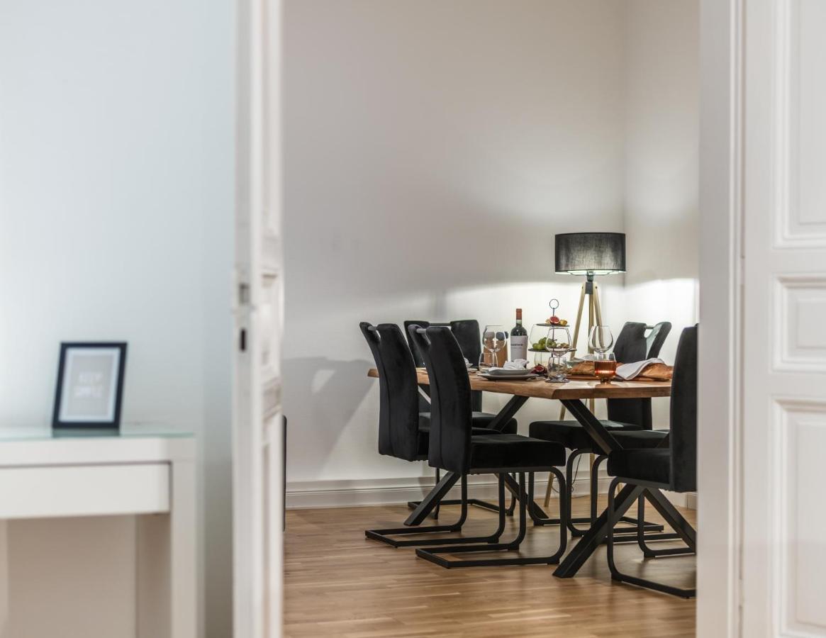 Hochwertige Altbauwohnung Im Modernen Stil In Wiesbaden - Kueche - Terrasse - Wlan - Zentral 외부 사진
