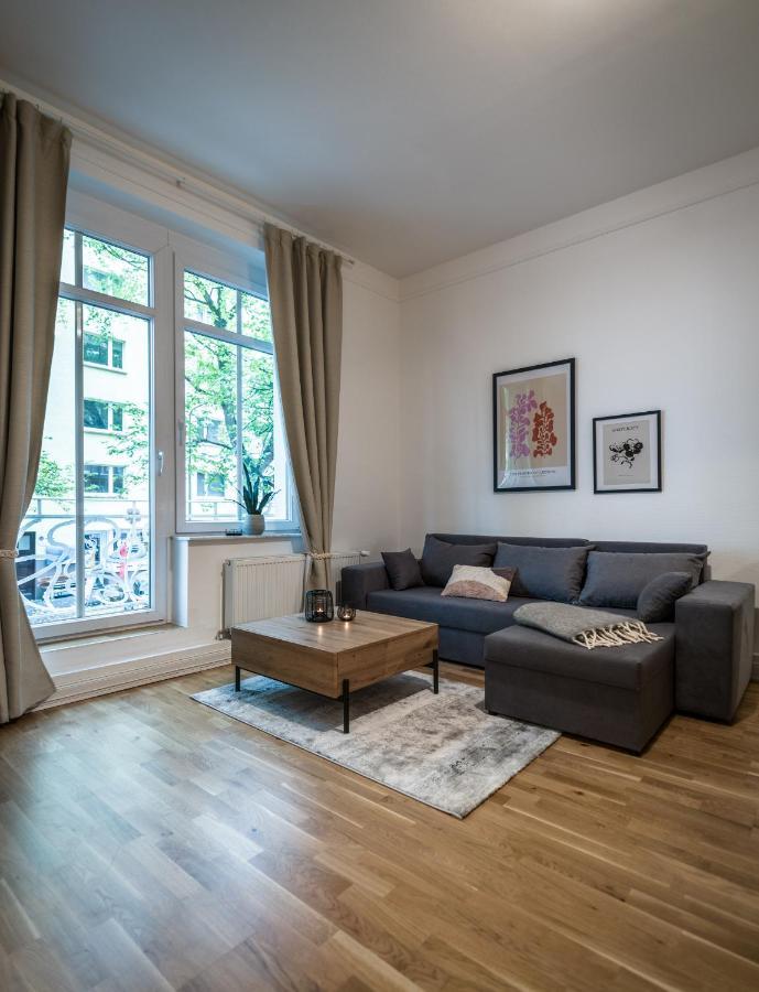 Hochwertige Altbauwohnung Im Modernen Stil In Wiesbaden - Kueche - Terrasse - Wlan - Zentral 외부 사진